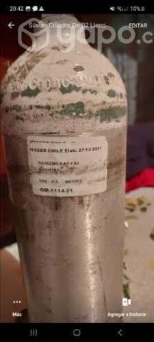 Cilindro de oxigeno medicinal