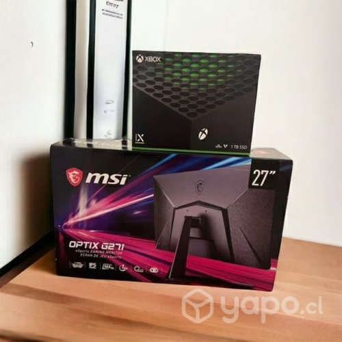 Xbox series X y monitor Msi g271,144hz,1ms