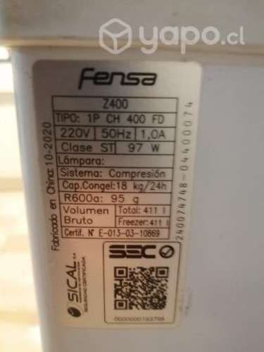 Congeladora fensa 400 litros