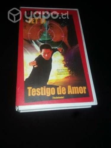 Película Testigo de amor (Jet Li) vhs