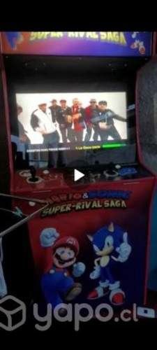 Arcade de 32 pulgas ,burlizer, y flipper