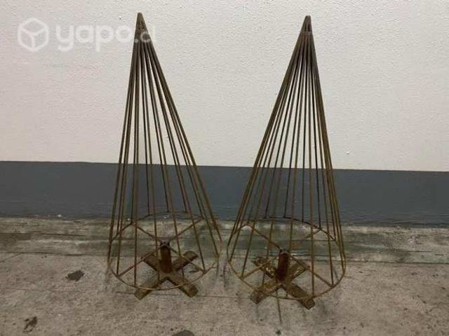 Par de Pinos Fierro Terraza