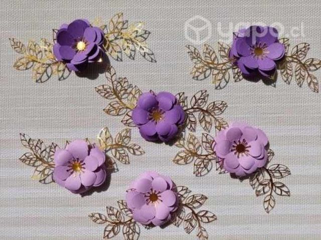 Flores en cartulina