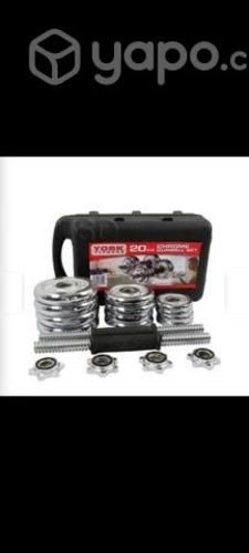 Pack de pesas cromadas Set 20 kg