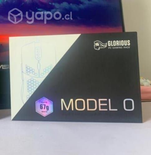 Mouse Glorious Model O mouse blanco gamer