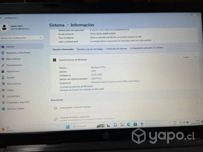 Notebook HP 250 G7( 6 meses de uso) bien cuidado