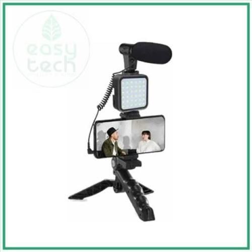 Kit soporte + brazo + mic vlogger