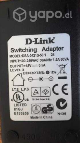 Transformador d-link 48 volt