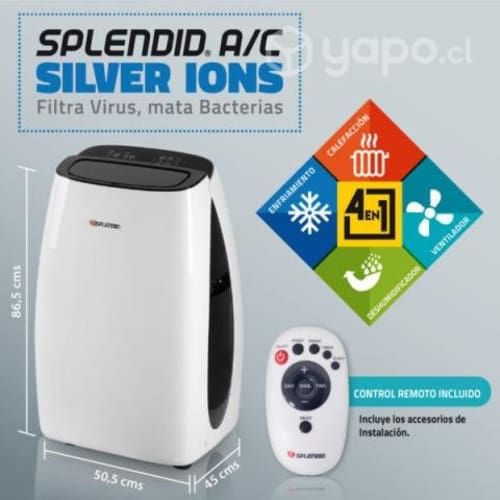 Aire Acondicionado Portátil 9.000 Btu Splendid