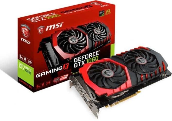 Nvidia geforce gtx 1060 6gb msi