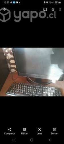 Monitor 19 pulgadas ± accesorios Funcionando