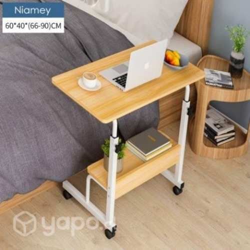 Escritorio para computadora, cama, notebook, alta