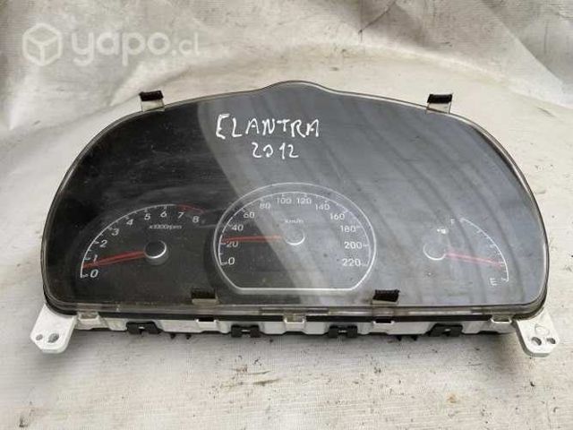 Sinóptico Hyundai Elantra 2012