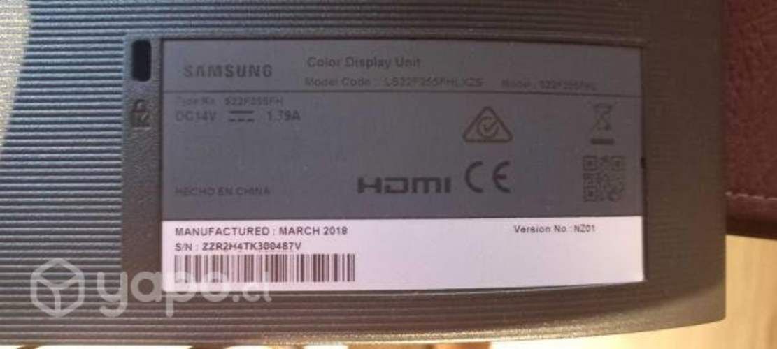 Pantalla Samsung 22 Pulgadas