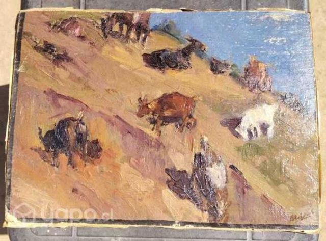 Benito Rebolledo Correa óleo 20x25