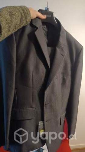 Traje/Terno negro nuevo para hombre