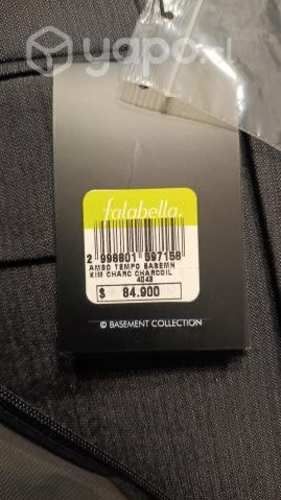 Traje/Terno negro nuevo para hombre