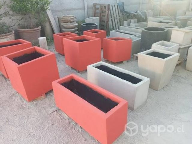 Maceteros de cemento