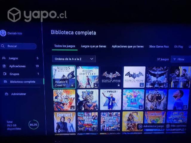 Xbox one más 36 juegos digitales