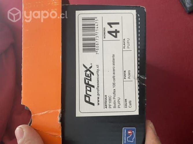 Zapato seguridad talla 41 nuevo