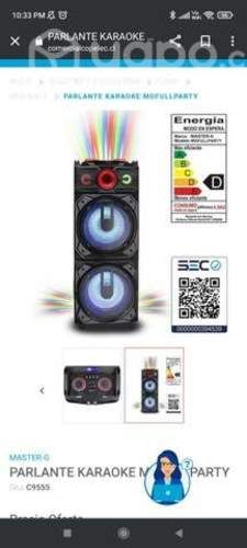 Parlante karaoke