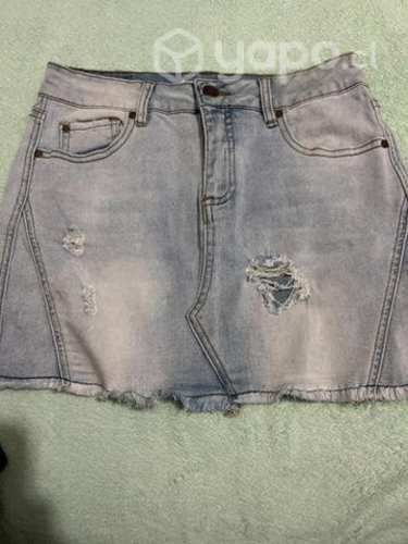 Falda de mezclilla talla 34 maui & sons
