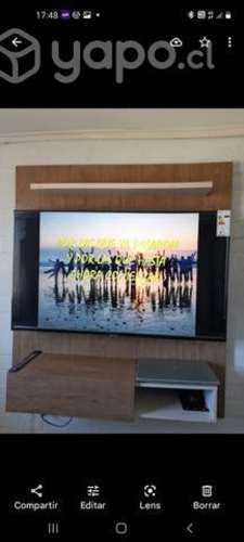 Televisor smartv 50 pulgadas + panel+ soporte