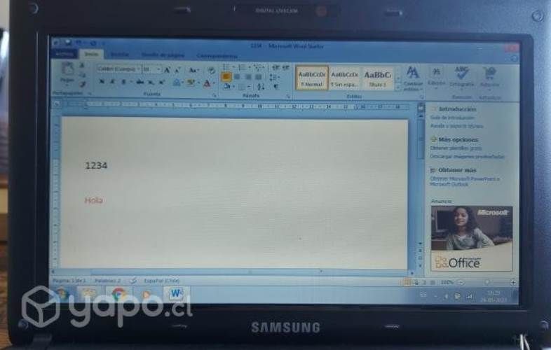 Notebook samsung n145 usado