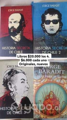 Libros originales historia secreta de chile