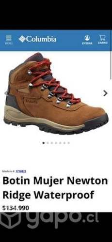 Botín impermeable mujer