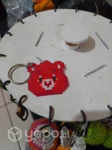 Llaveros .de hama beads
