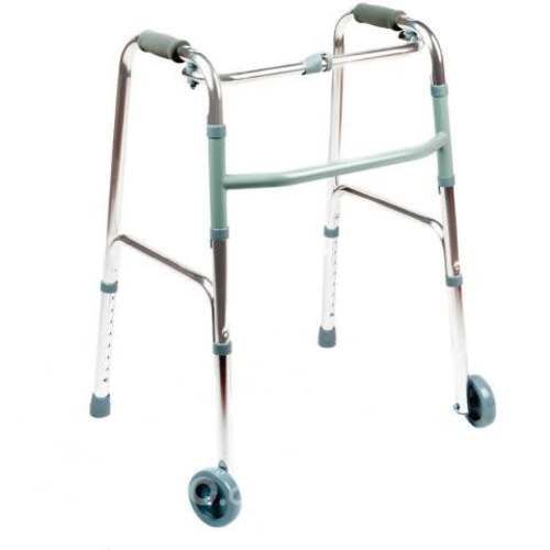 Andador con 2 ruedas plegable nuevo