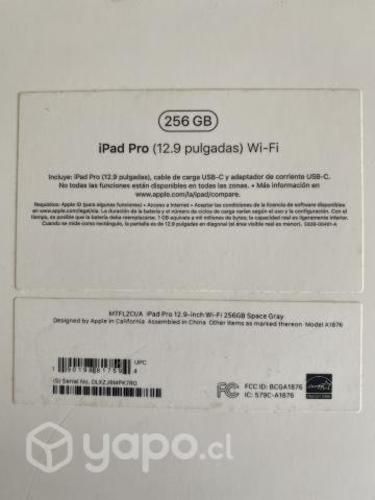 IPad Pro 13,9 pulgadas 3ra generación 256GB