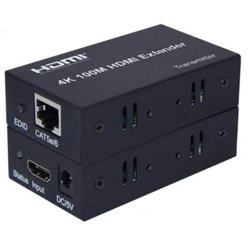 Extensor hdmi 4k hasta 100 metros por utp. cat.5e/