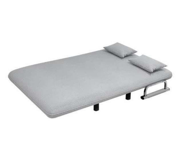 Futon extensible gris