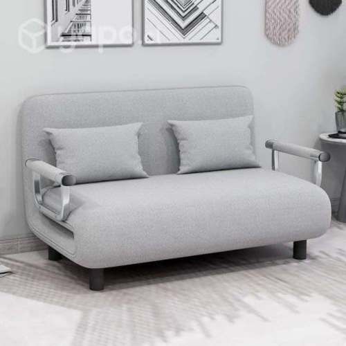 Futon extensible gris