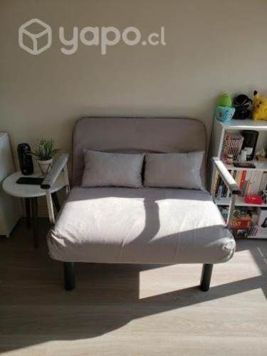 Futon extensible gris