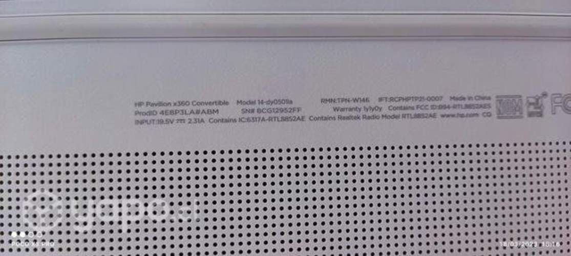 Notebook HP convertible