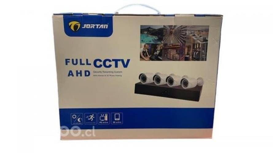 Kit Cctv De 4 Camaras De Vigilancia Hd Marca Jorta