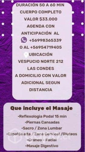 Masajes terapéuticos