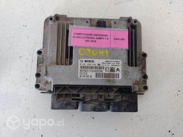 Computador Jumpy 1.6 HDI 2016