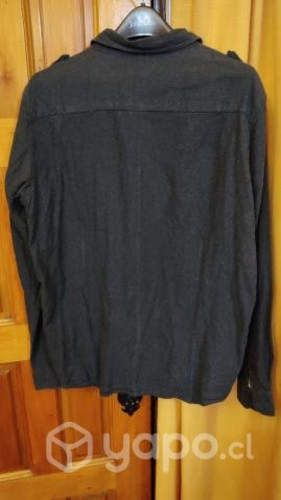 Camisa gris oscuro Basement talla L
