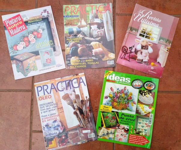 Oferto 5 Revistas de Ideas prácticas,manualidades y labores