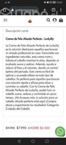 Crema alisado lucky lily