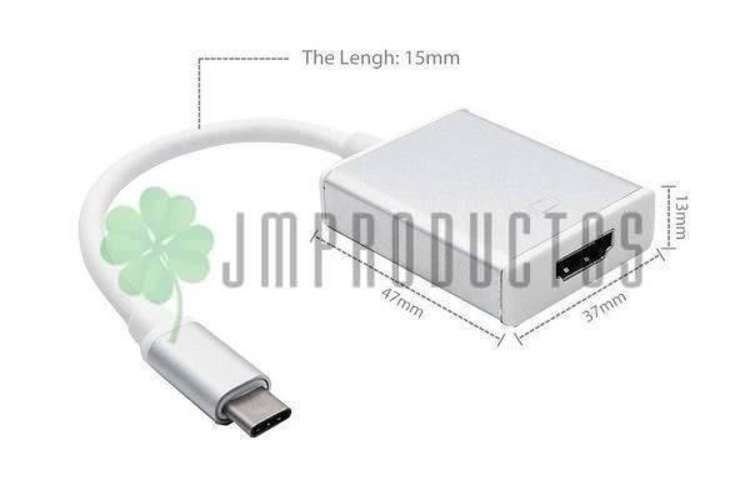 Adaptador Conversor Usb-c 3.1 Type C A Hdmi Para M