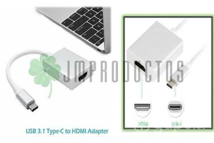 Adaptador Conversor Usb-c 3.1 Type C A Hdmi Para M
