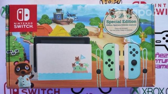 Nintendo switch v2 edición especial con juegos