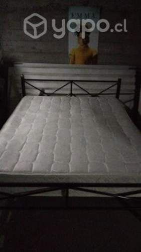 Cama 2 Plazas con colchon