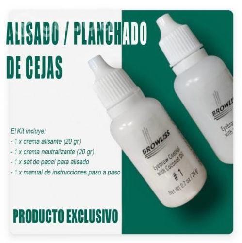 Kit alisado / laminado / planchado de cejas