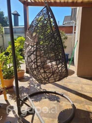 Sillón colgante terraza